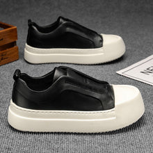 Load image into Gallery viewer, Men's Leather Casual Sneakers | Autumn All-Match Board Shoes | Brown Black White