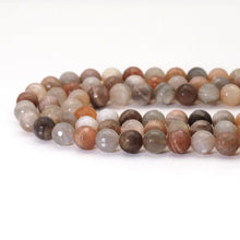 Load image into Gallery viewer, Genuine Sunstone Round Faceted Beads, 6mm/8mm/10mm, Sku#U1604