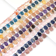 Load image into Gallery viewer, Genuine Faceted Teardrop Gemstone Beads, 8x12mm, Sku#U1615