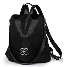 Load image into Gallery viewer, Women's Stylish Lightweight Nylon Backpack - Multi-Pocket Travel Daypack