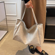 Load image into Gallery viewer, Women's Vintage Tote Bag - Large Capacity PU Leather Shoulder Handbag for Daily Use