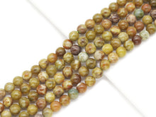 Load image into Gallery viewer, Natural Serpentine Round Smooth Beads, Sku#U1326