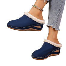 Load image into Gallery viewer, Plush Wedge Sandals