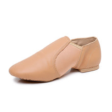 Load image into Gallery viewer, Genuine Leather Jazz Dance Practice Shoes – Soft Sole, Women &amp; Kids