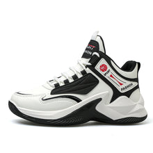 Load image into Gallery viewer, Men's Waterproof High-Top Leather Basketball Shoes – Breathable Non-Slip Sneakers