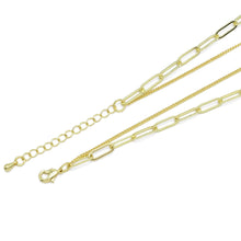 Load image into Gallery viewer, Lucky Tag Love Coin Dainty Chain Layering Necklace set, EF468
