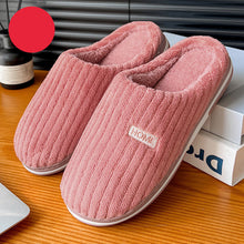 Load image into Gallery viewer, Women's Plush Cotton Slippers - Non-Slip Winter House Shoes Indoor Warm Comfort