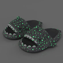 Load image into Gallery viewer, Shark Slippers Glow House Slippers