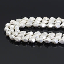 Load image into Gallery viewer, White MOP Pear Shape Beads, 13x17mm, Sku#T161
