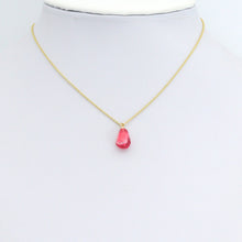 Load image into Gallery viewer, Gold Red Pomegranate Seed Charm Pendant,Sku#LK1250
