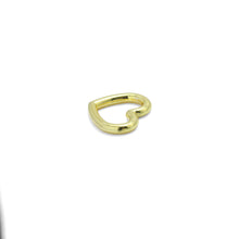 Load image into Gallery viewer, Silver Gold Frame Heart Pendant, Sku#A288