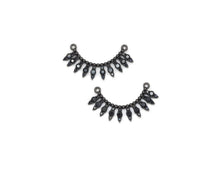 Load image into Gallery viewer, Black CZ Charm, Sku#B162