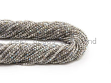 Load image into Gallery viewer, High Quality Natural Gray Labradorite Round Faceted beads, SKU#U72