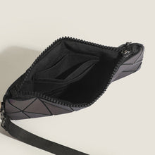 Load image into Gallery viewer, Geometric Patchwork Glow-in-the-Dark Clutch Bag - Lightweight Evening Handbag