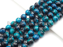Load image into Gallery viewer, High Quality Natural Round Faceted Tiger Eye Round Beads,SKU#UA35