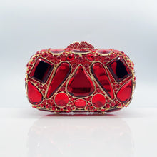 Load image into Gallery viewer, Diamond-Encrusted Evening Clutch Bag - Luxury Crystal Glass Drop Handbag for Women