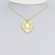 Load image into Gallery viewer, Clear CZ Gold Love On Heart Shape Charm Pendant, Sku#LK1117