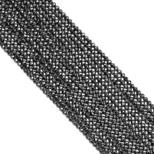 Load image into Gallery viewer, Black CZ Round Faceted Beads, Sku#U1861