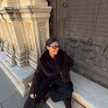 Load image into Gallery viewer, Womens Instagram-hit Wool Coat With A Chic Fur-trimmed Collar