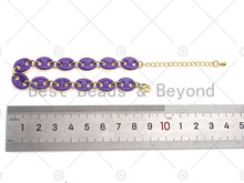 Load image into Gallery viewer, Colorful Enamel Hand Made Mariner Chain Bracelet