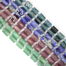Load image into Gallery viewer, 10x16mm Faceted Tube Beads, Sku#U1818