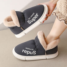 Load image into Gallery viewer, Unisex Plush Fleece High-Back Heel Slippers | Warm Breathable House Shoes