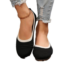 Load image into Gallery viewer, Women's Pointed-Toe Flyknit Slip-On Flats | Breathable Lightweight Casual Shoes