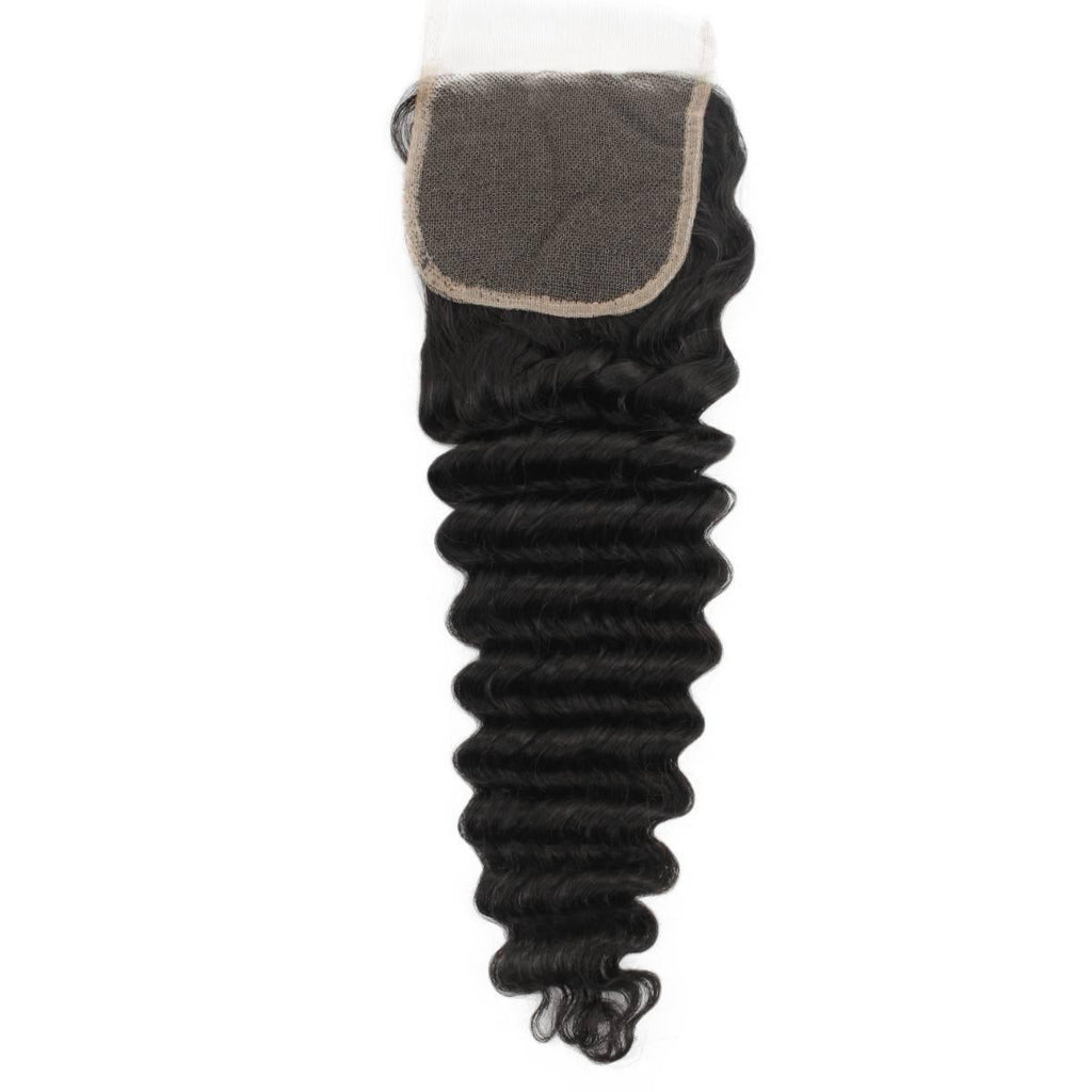 Deep Wave 4x4 HD Lace Human Hair Closure