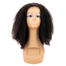 Load image into Gallery viewer, Afro Kinky Curly 4x4 Transparent Lace 100% Human Hair Closure Wig