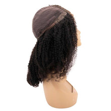 Load image into Gallery viewer, Afro Kinky Curly 4x4 Transparent Lace 100% Human Hair Closure Wig