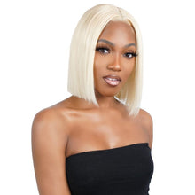 Load image into Gallery viewer, Blonde Straight 4x4 Transparent Lace 100% Human Hair Bob Wig