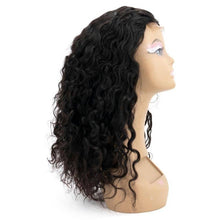 Load image into Gallery viewer, Messy Curl 4x4 Transparent Lace 100% Human Hair Closure Wig