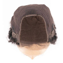 Load image into Gallery viewer, Messy Curl 4x4 Transparent Lace 100% Human Hair Closure Wig