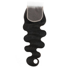 Load image into Gallery viewer, Brazilian Body Wave 4x4 Transparent Lace Human Hair Closure