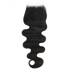 Load image into Gallery viewer, Brazilian Body Wave 4x4 Transparent Lace Human Hair Closure