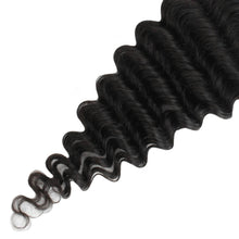 Load image into Gallery viewer, Deep Wave 4x4 Transparent Lace Human Hair Closure