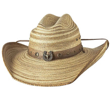 Load image into Gallery viewer, Bullhide Ride Or Die - Mexican Palm Straw Cowboy Hat