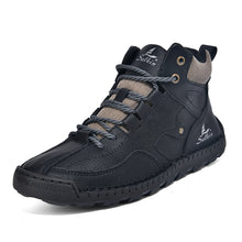 Load image into Gallery viewer, Men's Outdoor High-Top Casual Shoes – Breathable PU Lace-Up Sneakers | Sizes EU 38–48