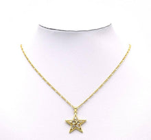 Load image into Gallery viewer, Large CZ Five Point Star Charm, Sku#JL114