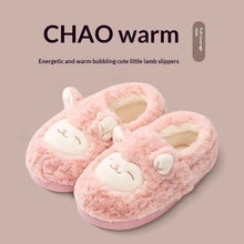 Load image into Gallery viewer, Fuzzy Indoor Slippers for Couples – Non-Slip TPR Sole, Faux Fur Lining, Coral Fleece Upper | Unisex House Shoes