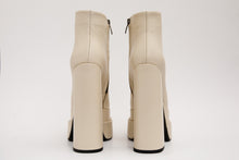 Load image into Gallery viewer, The Latino Cream Leather High Heel Women Boot Final Sale!