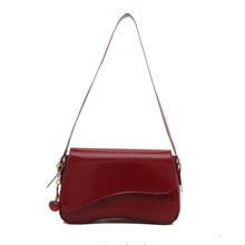 Load image into Gallery viewer, Small Square PU Leather Shoulder Bag | Work &amp; Commute Underarm Bag
