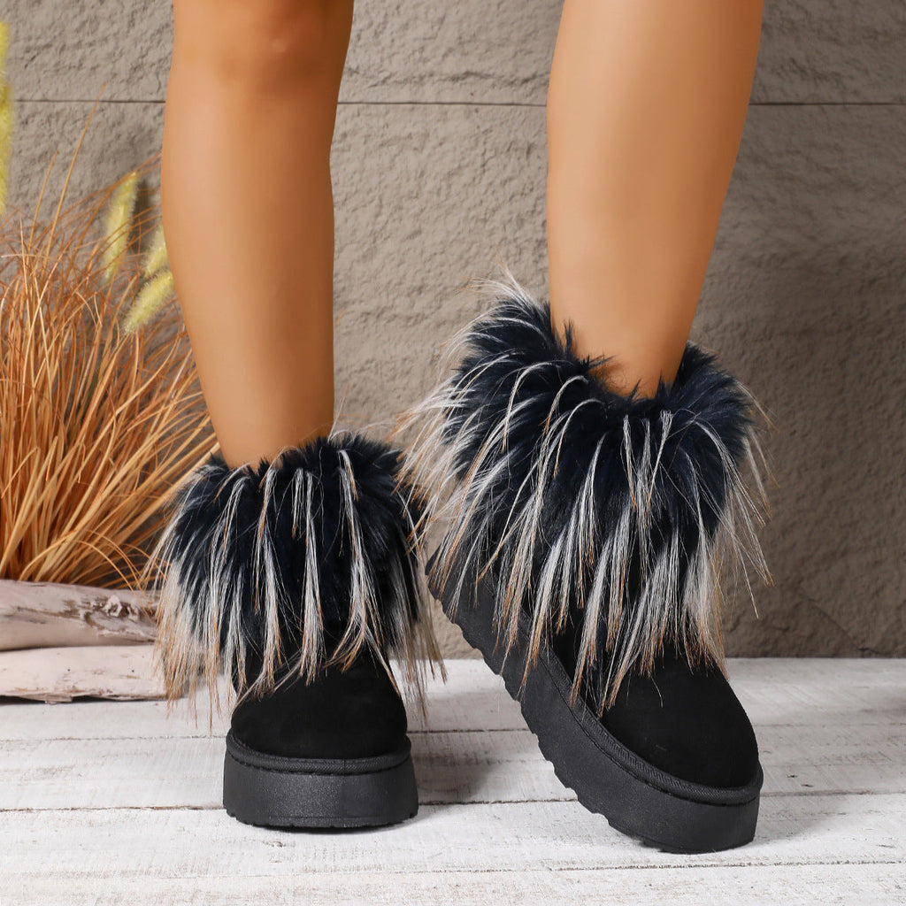 Women's Insulated Snow Boots | Fleece Lined, Thick Rubber Sole, Warm Winter Boots