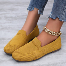 Load image into Gallery viewer, Women's Flyknit Casual Flat Sneakers | Lightweight Breathable Knit Slip-On Shoes
