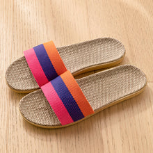 Load image into Gallery viewer, Breathable Linen Slippers - Deodorizing Sweat-Absorbing Indoor Outdoor Slides