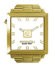 Load image into Gallery viewer, 50mm2 (Gold/White) Watch