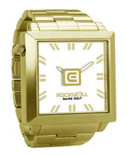 Load image into Gallery viewer, 50mm2 (Gold/White) Watch