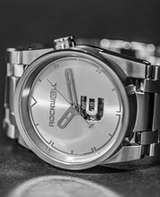 Load image into Gallery viewer, 50mm Automatic - Lincoln Edition (Silver) Watch