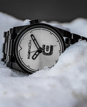 Load image into Gallery viewer, 50mm Automatic - Lincoln Edition (Black/Silver) Watch
