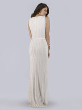 Load image into Gallery viewer, Lara Brand Beaded Faux-Wrap V-Neck Bridal Gown